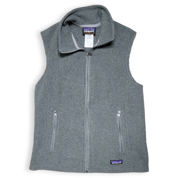 Patagonia W's Classic Synchilla® Vest in Grey Size Medium - Picture 4 of 8